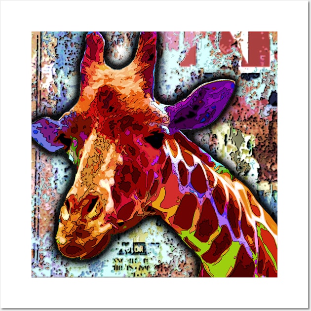 Giraffe Wall Art by Sharayah